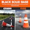 Pyle Traffic Cone Set, PVC, 18 in Height, Fluorescent Orange 10 PK PTCN18X10 - alternate 6