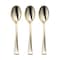 Smarty Had A Party Shiny Metallic Gold Mini Plastic Disposable Tasting Spoons (600 Spoons), 600PK 790-G-CASE - alternate 6