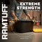 Ramtuff 27 Gallon Stackable Storage Totes - Heavy Duty Weather-Resistant w/ Snap Lid, Black/Yellow, 4PK 606533 - alternate 5