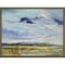 Homeroots Marsh Skies Silver Floater Frame Print Wall Art 525253 - alternate 1