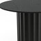 Homeroots 46" Black Solid Wood Pedestal Base Round Top Dining Table 721075 - alternate 6