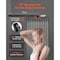 Vevor Shower Faucet Set 12" Square Rain Shower Head and Hand Set Matte Black BF12-321N - alternate 6