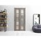 Sartodoors Sliding Closet Bi-fold Doors Grey Solid Core Modern Interior QUADRO4002BF-NEB-64 x 84 (2* 32x84) - alternate 4