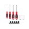 Tekton Square Screwdriver Set with Modular Organizers, 4 IN Shanks, 4-Piece, #0-#3 DWQ90100 - alternate 5