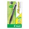 Pilot RexGrip BeGreen Ballpoint Pen, Retractable, Medium 1 mm, Black Ink, Smoke/Black Barrel, 12PK 32370 - alternate 5
