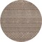 Homeroots 8' Brown And Ivory Round Chevron Washable Indoor Outdoor Area Rug 612246 - alternate 5
