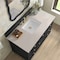 James Martin Vanities Lorelai 48" Single Vanity, Black Onyx, w/ 3 CM Siberian Silestone Top 424-V48-BKO-3SFR - alternate 5