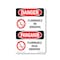 Signmission OSHA Danger Sign, Flammable No Smoking Bilingual, 10in X 7in Aluminum, OS-DS-A-710-VT-1824 OS-DS-A-710-VT-1824 - alternate 1