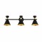 Jonathan Y Elroy 30.5" 3-Light Iron Retro Contemporary LED Track Light , Black/Gold JYL9905A - alternate 1