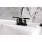 Kingston Brass Double-Handle 4" Centerset Bathroom Faucet with Pop-Up Drain, Oil Rubbed Bronze KB8615CKL - alternate 5
