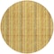 Homeroots 8' Gold And Copper Round Striped Washable Indoor Outdoor Area Rug 615057 - alternate 6