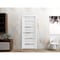 Sartodoors Sliding French Pocket Door with Frosted Glass White 30x80 Solid Core Modern Interior QUADRO4445PD-WS-30 - alternate 2