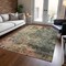 Homeroots 5' X 8' Sage Gray And Pink Abstract Washable Indoor Outdoor Area Rug 606123 - alternate 6