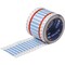 Brady PermaSleeve HX Heat Shrink Double Sided Wire Marking Sleeves, Blue, 0.094 in. Dia x 0.67 in. W 2HX-094-2-BL-3 - alternate 1