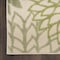 Homeroots 12' X 15' Ivory And Green Floral Indoor Outdoor Area Rug 548128 - alternate 5