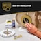 Everflow Extra Thick Toilet Gasket Wax Ring w/ Flange & Bolts Fits 3''&4'' Line TRZR1005 - alternate 5