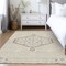 Homeroots 8' X 10' Beige Brown And Ivory Oriental Washable Indoor Outdoor Area Rug 598169 - alternate 6