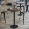 Flash Furniture 31.25" Round Tabletop, Seamless Surface Technology, Dark Brown with 18" Round Black Bar Height Base ST-RD31-WBR-TR18B-GG - alternate 7