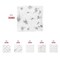 Smarty Had A Party White with Silver Paint Splatter Paper BeverageCocktail Napkins 600 Napkins, 600PK 2292-CASE - alternate 5
