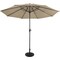 Pure Garden 10 Ft Offset Umbrella with Base, Blue 50-LG1040 - alternate 5