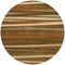 Homeroots 8' Brown Copper And Beige Round Striped Washable Indoor Outdoor Area Rug 597357 - alternate 2
