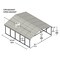 Arrow 20 x 24 x 7 ft Charcoal Carport CPHC202407 - alternate 9
