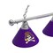 Holland Bar Stool Co East Carolina 3 Shade Billiard Light, Chrome Fixture BL3CHEcarol - alternate 5