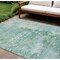 Homeroots 10' X 14' Emerald Abstract Washable Indoor Outdoor Area Rug 607787 - alternate 1