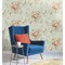 York Wallcoverings Parrots with Floral Bouquets Blue Wallpaper HA1326 - alternate 6