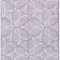 Homeroots 5' X 8' Lavender And Ivory Geometric Washable Indoor Outdoor Area Rug 613014 - alternate 3