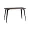 Orison Office 24x48 Mid Century Modern Desk, Black / Trail Walnut 25790 - alternate 1