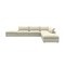 Homeroots Khaki Linen Blend Modular L Shaped Six Piece Corner Sectional 714558 - alternate 1