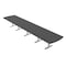 Skutchi Designs 18ft Conference Table W/ Power Unit | 18 Person Modular Arc Rectangle Meeting Table | Harmony Series HAR-AREC-48X216-T-WA7949-NA - alternate 1