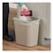 Rubbermaid Commercial 7 gal. Rectangular Trash Can FG295600BEIG - alternate 2