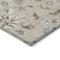 Homeroots 9' X 12' Beige Brown And Gray Floral Washable Indoor Outdoor Area Rug 597798 - alternate 4