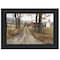Homeroots The Road Home 2 Black Framed Print Wall Art 406401 - alternate 1