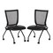 Office Star Products ProGrid Soft Frame Folding Chair, Dillon Black 69350-R107 - alternate 1