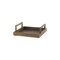 Homeroots 10in Gold Metal Hand Finished Vanity Tray With Handles 731274 - alternate 1