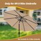 Simple Deluxe 9' Patio Umbrella Replacement Canopy Outdoor Table Market Yard Umbrella Replacement Top Cover with LGBRLACANOPY9TAN - alternate 6