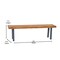 Flash Furniture Natural Acacia Wood Bench with Black Flared Legs THB-B01322-NAT-GG - alternate 6