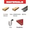 Diablo Demo Demon Amped 1-3/4 in. L X 1-1/4 in. W Carbide Oscillating Blade Nail-Embedded Wood 1 pk DOS125CW - alternate 2