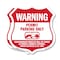 Signmission No Parking Without Permit Shield Sign Wa, 18 inch X 18 inch, Plastic Sign, 2PK SHI-P-2PACK-18-398 - alternate 1