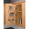 Rev-A-Shelf Maple Wood; Steel, Natural Maple, 10.5 in W, 21.25 in H, 3.13 in D 4SR-15 - alternate 3