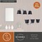 Vaxcel Barrington 3 Light Black and Chrome Industrial Bathroom Vanity Fixture with Metal Shade W0424 - alternate 4