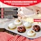 Bakken- Swiss BAKKEN 6-Piece Nonstick Bakeware Set, Carbon Steel, Blue and Gray, PFOA-Free, Oven Safe, 450 DegF BAKDIERBLUE - alternate 5