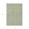 Homeroots 10' X 14' Green And Ivory Chevron Washable Indoor Outdoor Area Rug 595312 - alternate 3