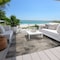 Homeroots 5' X 8' Taupe Beige And Brown Abstract Washable Indoor Outdoor Area Rug 577632 - alternate 7