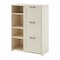 Homeroots 43" Antiqued White Distressed Wood Three Drawers Filing Cabinet 568319 - alternate 5