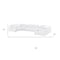 Homeroots White Leather Power Reclining U Shaped Eight Piece Corner Sectional With Console 643929 - alternate 5