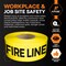 Xpose Safety Fire Line Do Not Cross Tape Roll, 3 Mil, 3 Inch Wide x 1000 Feet, Yellow w/Black Letters PFLT-3M-1-X - alternate 3